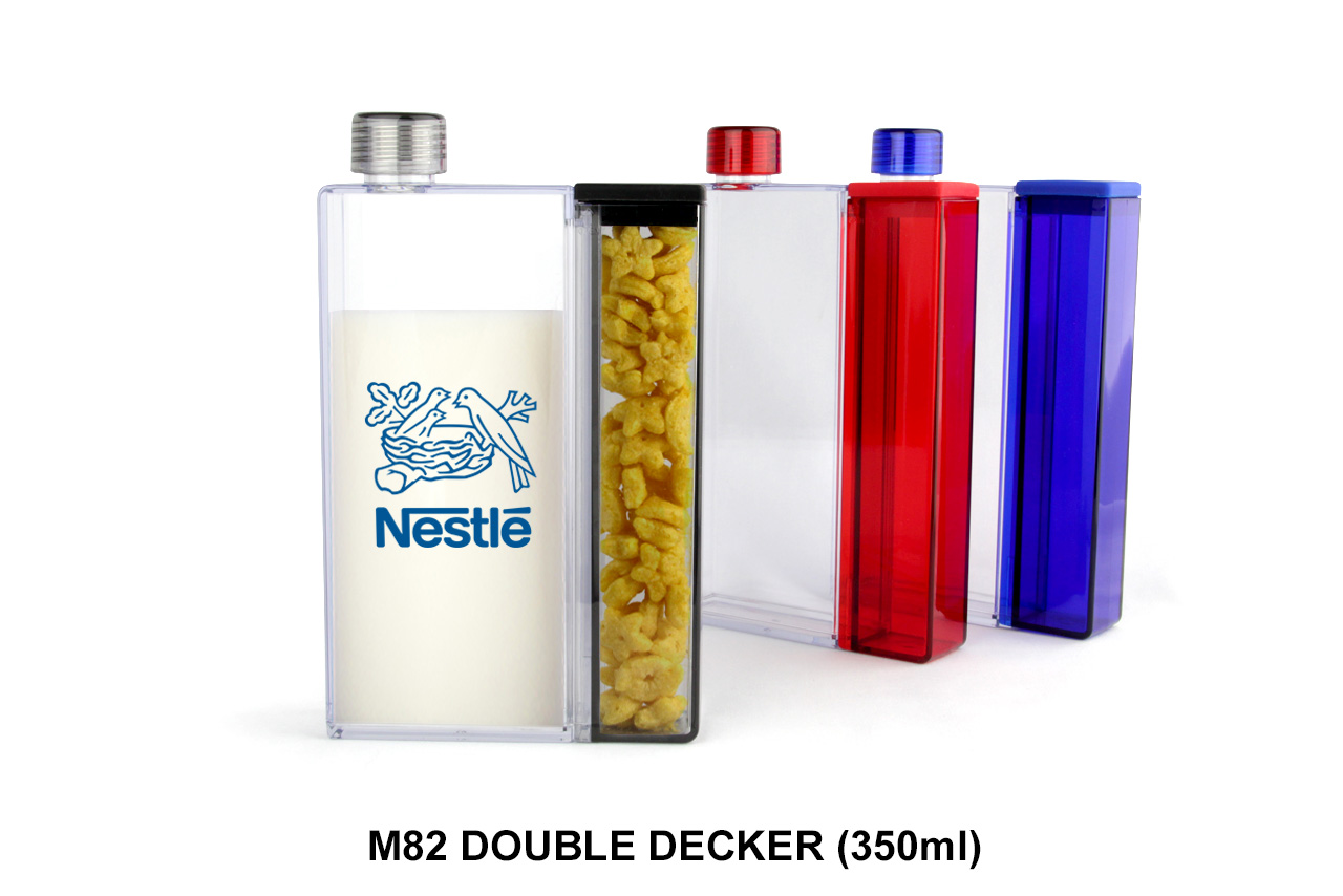 m82 double decker – notebook bottle (350ml)