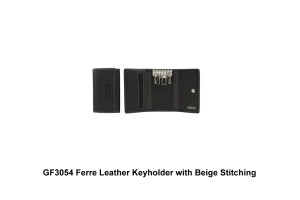 GF3054-Ferre-Leather-Keyholder-with-Beige-Stitching
