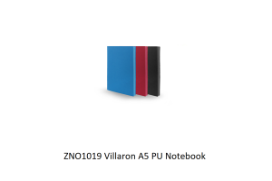 ZNO1019 Villaron A5 PU Notebook