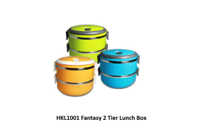 HKL1001 Fantasy 2 Tier Lunch Box