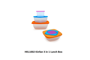 HKL1002 Kinfan 3 in 1 Lunch Box