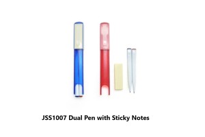 JSS1007 Dual Pen with Sticky Notes
