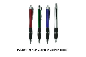 PBL1804 Tha Nash Ball Pen w Gel Ink(4 colors)