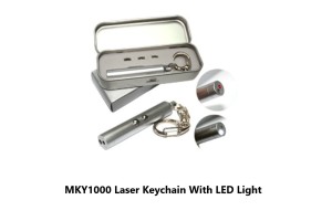 MKY1000 Laser Keychain With LED Light