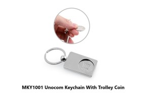 MKY1001 Unocom Keychain With Trolley Coin