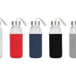 Glass Bottle with Neoprene Pouch